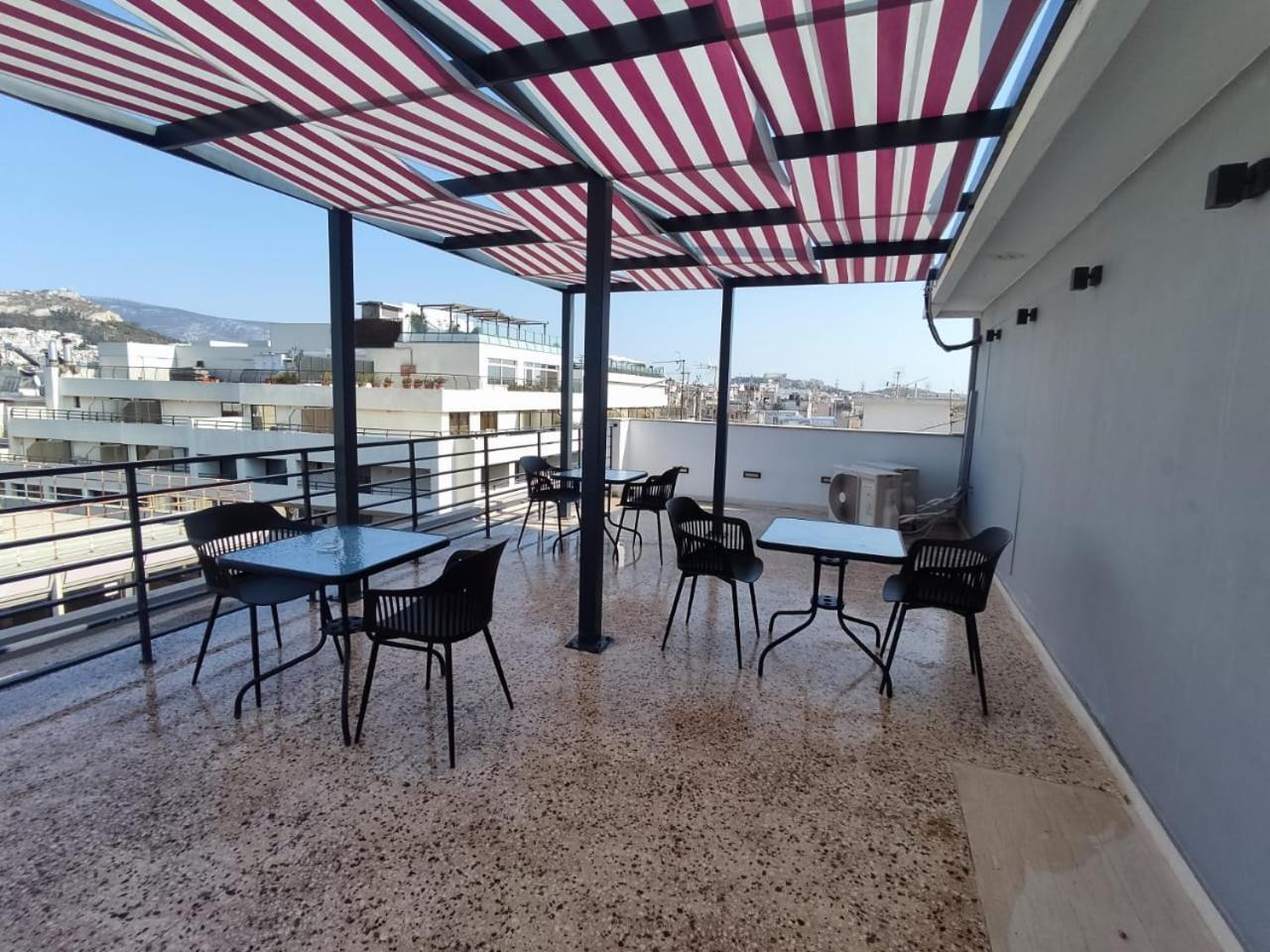 Voda Luxury Residence #401 - Acropolis View Rooftop Athén Kültér fotó